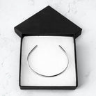 Child of God Silver Cuff in box, inner writing reads Jeremiah 29:11