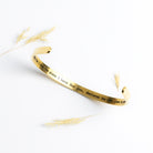 Inner Gold Cuff reads: For I know the plans I have for you, declares the LORD, plans to prosper you.
